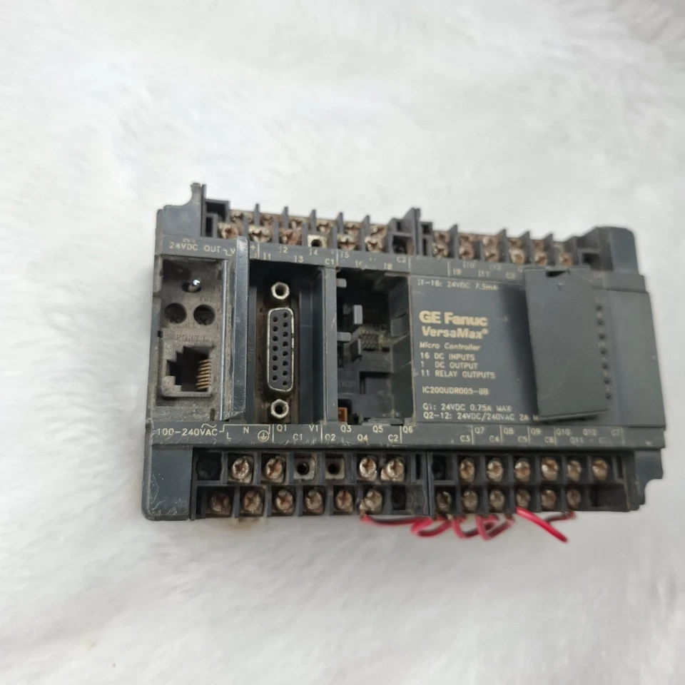 GE FANUC IC200UDR005-BB MICRO CONTROLLER VERSAMAX 16 DC INPUT 1 DC OUTPUT